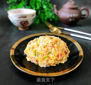 西红柿鸡蛋炒饭的做法步骤:10
