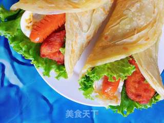 豪华手抓饼的做法步骤:18