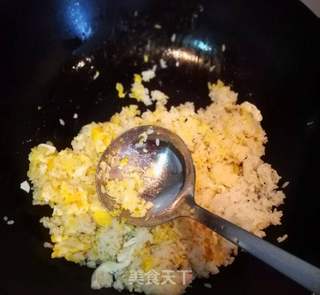 葱香酱油蛋炒饭的做法步骤:6