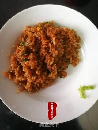 葱香酱油蛋炒饭的做法步骤:10