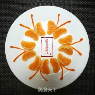 橘子蝴蝶的做法步骤:7