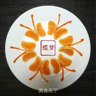 橘子蝴蝶的做法步骤:8