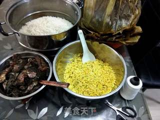 广西咸肉粽的做法步骤:6