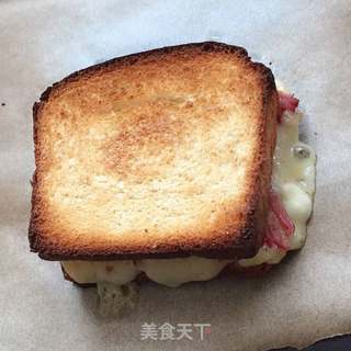 芝士三明治的做法步骤:5