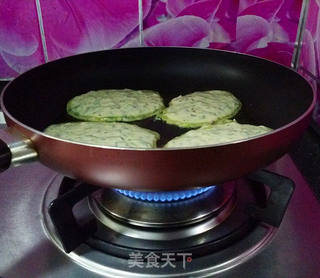马兰头鸡蛋饼的做法步骤:9