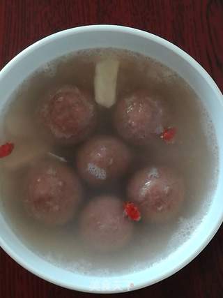 枸杞马蹄汤圆的做法步骤:6
