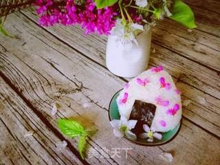 紫荆花榴莲饭团的做法步骤:12