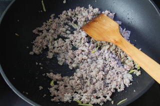 肉末韭菜的做法步骤:7