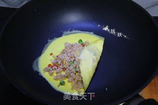 猫咪蛋包饭的做法步骤:11