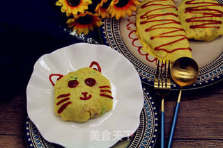 猫咪蛋包饭的做法步骤:16