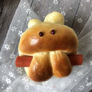 萌萌哒小兔子面包的做法步骤:12