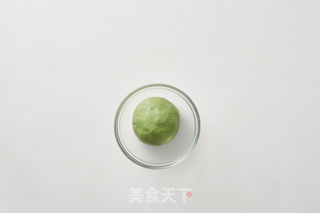 肉松青团的做法步骤:2