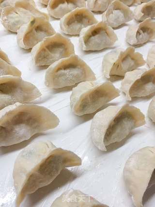 圆白菜素煎饺的做法步骤:13