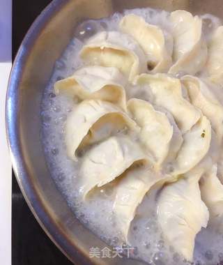 圆白菜素煎饺的做法步骤:16