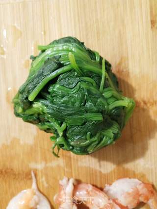 宝宝~菠菜虾仁水饺的做法步骤:5