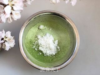 青汁煤球糕的做法步骤：3