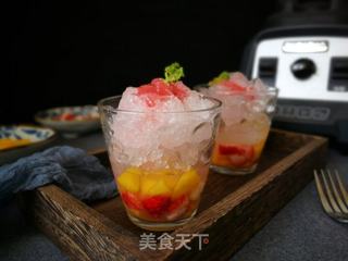 水果刨冰的做法步骤:7