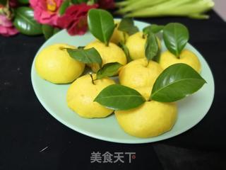 仿真橘子小馒头的做法步骤:12