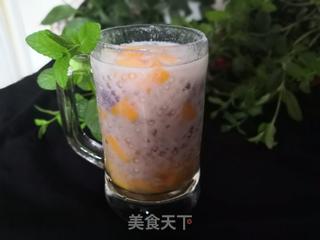 紫薯芒果椰汁西米露的做法步骤:6
