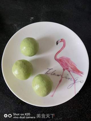 我的美味便当~菠菜汁豆沙青团的做法步骤:4