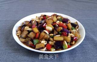 宫保茄子的做法步骤:11