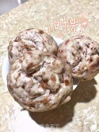 玫瑰花蜜馒头的做法步骤:6