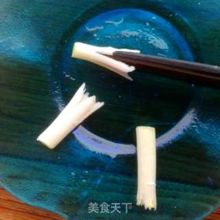 大葱杭白菊的做法步骤:5