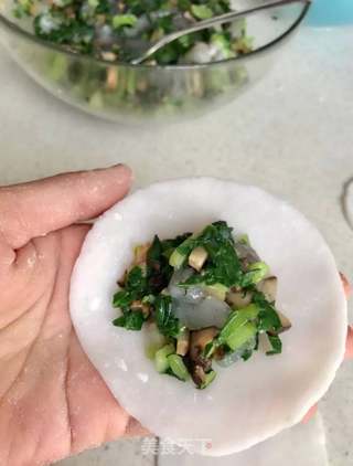 青菜虾仁水晶饺 宝宝爱吃的做法步骤:4