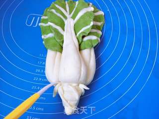 仿真白菜馒头的做法步骤:10