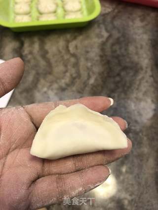 猪肉芹菜香葱水饺的做法步骤:13