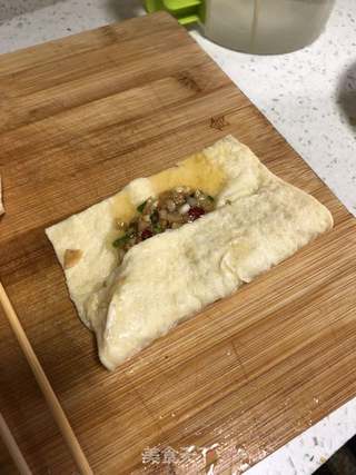 蒜蓉烤豆皮的做法步骤:7