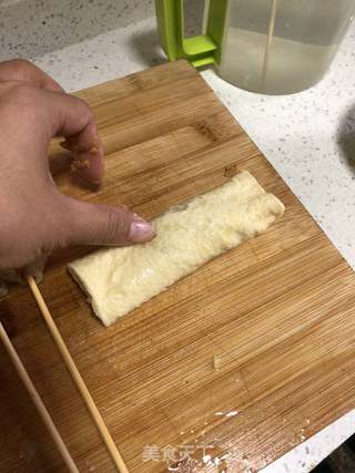 蒜蓉烤豆皮的做法步骤:8
