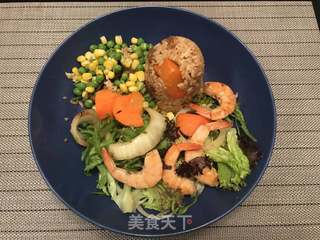 什锦蔬菜排骨煲仔饭的做法步骤：12