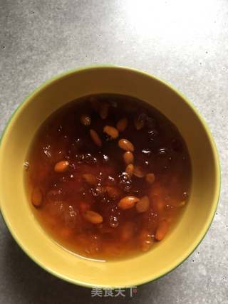 冰糖枸杞桃胶拌牛奶的做法步骤:10