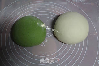 菠菜花卷的做法步骤:8