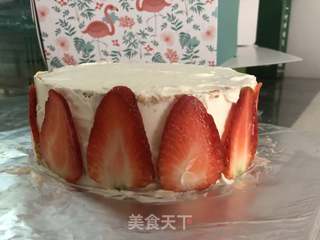 戚风奶油水果生日蛋糕的做法步骤：13