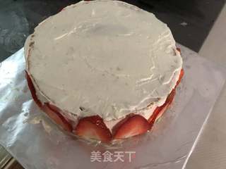 戚风奶油水果生日蛋糕的做法步骤：14