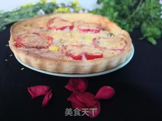 红椒牛肉片披萨的做法步骤:11