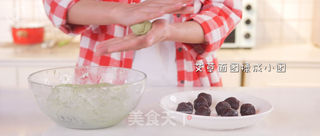 软糯好吃的青团,红豆馅的~的做法步骤:8