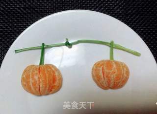 橘子灯笼的做法步骤:3