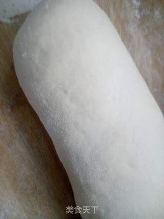 包菜淡菜干馅包子的做法步骤:8