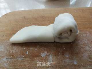 水煎玫瑰花饺的做法步骤:8