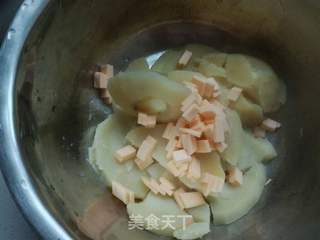 #便当#土豆培根夹心饭团的做法步骤:4