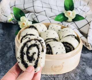 奶香芝麻卷的做法步骤：14