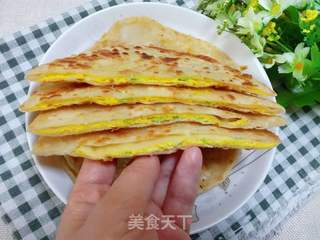 鸡蛋灌饼的做法步骤:19