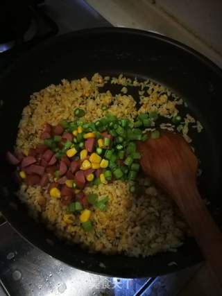 蛋炒饭的做法步骤:5