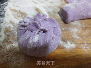 紫甘蓝胡萝卜肉包的做法步骤:9