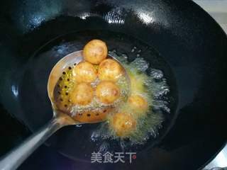 红薯丸子的做法步骤:9