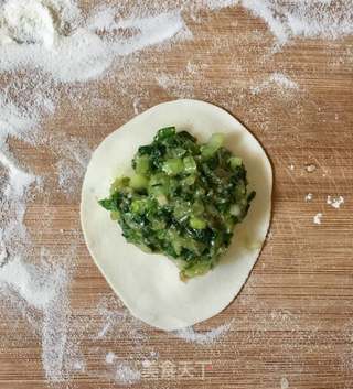 苔菜猪肉水饺的做法步骤:8