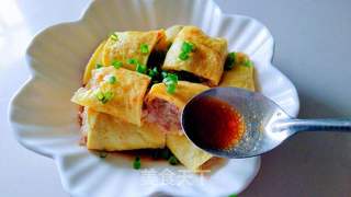 蒸鲜虾肉卷的做法步骤:14